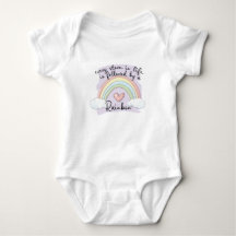 "Jedem Sturm folgt ein Regenbogen"-Baby