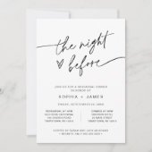 JEDEN Abend vor der Probe einladen Einladung (Vorderseite)