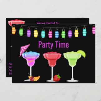 JEDEN ANLASS BEACH COCKTAIL PARTY EINLADUNG NAVY