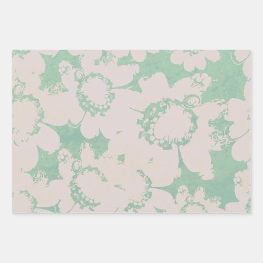 Jeden Anlaß-Blätter für die Blumenbearbeitung Geschenkpapier Set (Vorderseite 3)