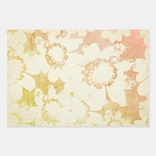 Jeden Anlaß-Blätter für die Blumenbearbeitung Geschenkpapier Set (Vorderseite 2)