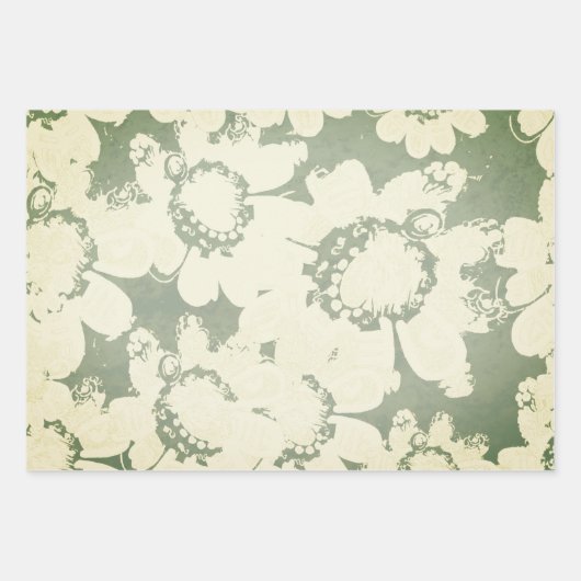 Jeden Anlaß-Blätter für die Blumenbearbeitung Geschenkpapier Set (Vorderseite)