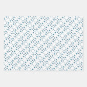 Jeden Anlaß Blue Star Print Geschenkwrap Geschenkpapier Set (Vorderseite 2)