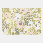 Jeden Anlaß Blush & Butter Blumenummantelungen Geschenkpapier Set (Vorderseite 2)