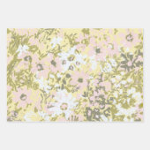 Jeden Anlaß Blush & Butter Blumenummantelungen Geschenkpapier Set (Vorderseite)