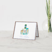 Jeden Anlaß Chinoiserie Ginger Jar Topiary Dankeskarte (Vorderseite)