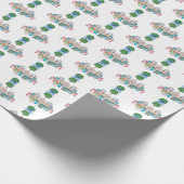 Jeden Anlaß Chinoiserie Ginger Jar Topiary Wrappi Geschenkpapier (Ecke)