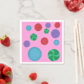 Jeden Anlaß Colorful Polka Dots Party Napkins Serviette (Beispiel)