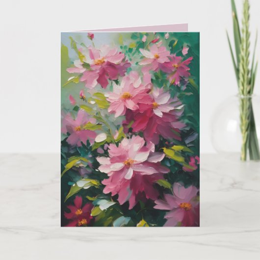 JEDEN ANLASS der BLUME, BLANK-KARTE Dankeskarte (Vorderseite)