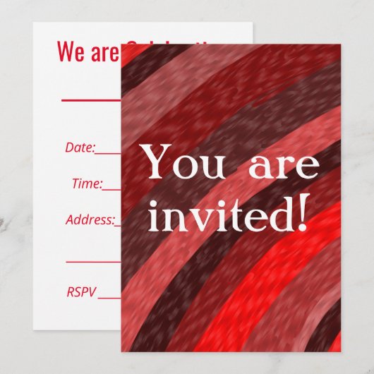 Jeden Anlaß der Einladung (Vorne/Hinten)