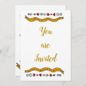 Jeden Anlaß der Einladung (Vorne/Hinten)