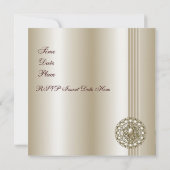 Jeden Anlaß der Einladung Elegant Pearl Gem 2 (Rückseite)