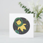 Jeden Anlaß der Platzkatzenkarte Einladung (Stehend Vorderseite)