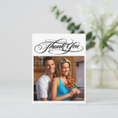 Jeden Anlaß FOTO Vielen Dank Einladung (Stehend Vorderseite)