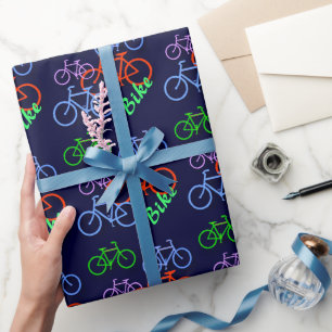 Jeden Anlaß für das helle Fahrrad Geschenkpapier