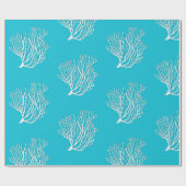 Jeden Anlaß für die Farbauswahl der Meereskorallen Geschenkpapier (Flach)