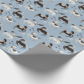 Jeden Anlaß für Wanderrodeln Geschenkpapier (Ecke)