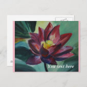 Jeden Anlaß gestrichen loyus Blume Postkarte (Vorne/Hinten)