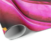 Jeden Anlaß Hot Pink Marble Gold Glitzer Geschenk Geschenkpapier (Rolleneckpunkt)