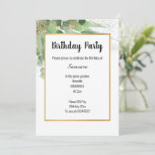 JEDEN ANLASS-INVITATION FÜR NATUR & LACE EINLADUNG (Stehend Vorderseite)