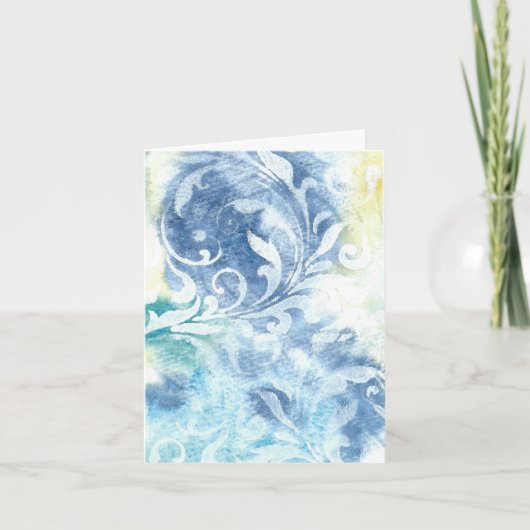 jeden Anlaß-Karte "Wirbel" Dankeskarte (Vorderseite)