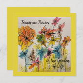 Jeden Anlaß-Merkkarte Dankeskarte (Vorne/Hinten)