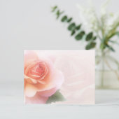 Jeden Anlaß-Postkarte für empfindliche Rose Postkarte (Stehend Vorderseite)