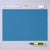Jeden Anlaß Rich Blue Solid Color #0869a6 Seidenpapier (Handwerk)