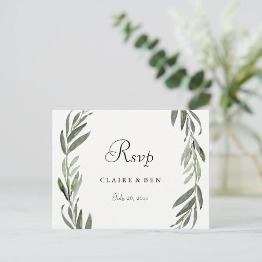 Jeden Anlaß UAWG Postkarte mit grünem Untergrund (Stehend Vorderseite)