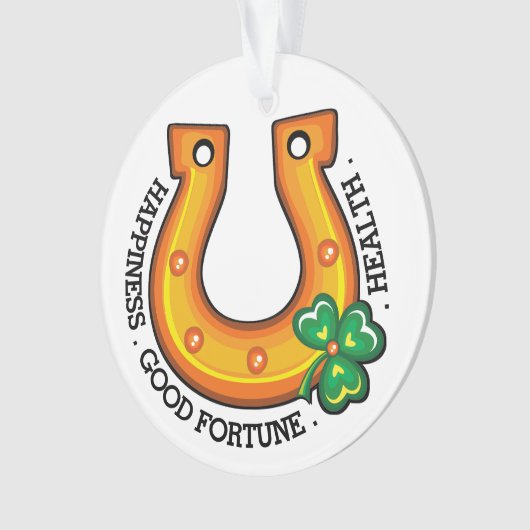 Jeden Anlaß Viel Glück Ornament (Vorderseite)