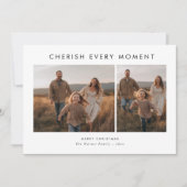 Jeden Augenblick Modernes Foto Weihnachten (Vorderseite)