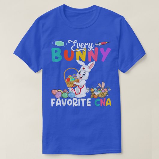 Jeden Bunny Lieblings CNA Happy Osternurse Bunny T-Shirt (Design vorne)