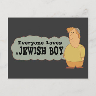 Jeden ein jüdischer Junge Postkarte