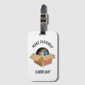 JEDEN ERDTAG MACHEN GEPÄCKANHÄNGER (Vorderseite Vertikal)