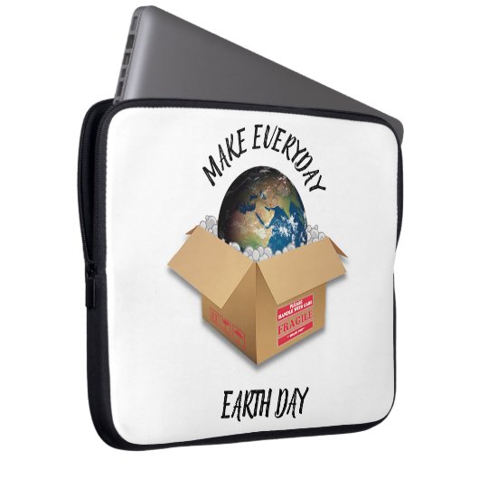 JEDEN ERDTAG MACHEN LAPTOPSCHUTZHÜLLE (Vorne Rechts)