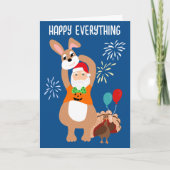 Jeden Feiertag sonnig Karte (Vorderseite)