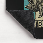 Jeden Hintern Lieben ein Rub Fleisch Raucher Grill Mousepad (Ecke)