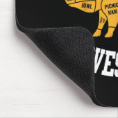 Jeden Hintern Lieben ein Rub Funny Grillen Hintern Mousepad (Ecke)
