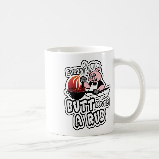 Jeden Hintern Lieben ein Rub Phantastisch Fleisch Kaffeetasse (Rechts)