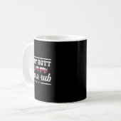 Jeden Hintern Lieben ein Rub Pitmaster Smoker Gril Kaffeetasse (Vorderseite Links)