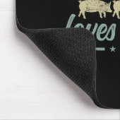 Jeden Hintern Lieben ein Rub Pitmaster Smoker Gril Mousepad (Ecke)