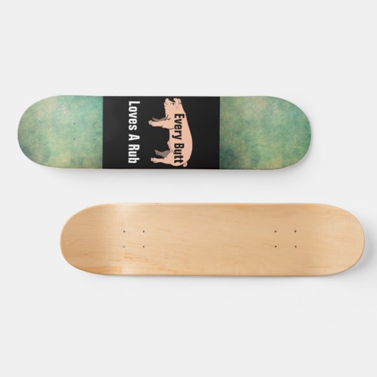 Jeden Hintern Lieben ein Rub-Skateboard Skateboard (Horizontal)
