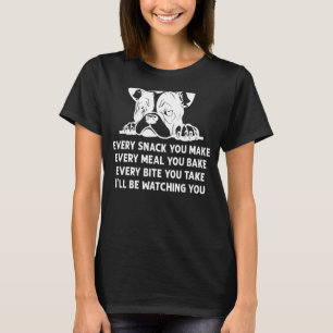 Jeden Imbiss, den man zum französischen Bulldog-Fr T-Shirt