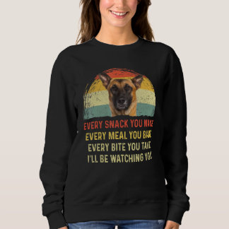 Jeden Imbiss, den Sie belgische Mama Malinois Hund Sweatshirt