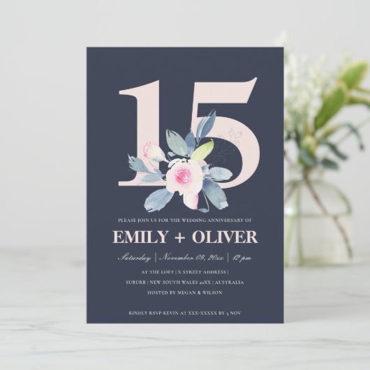 JEDEN JAHRESJAHR EINLADUNG (Stehend Vorderseite)