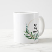 Jeden Moment genießen  Jumbo-Tasse (Vorderseite Rechts)