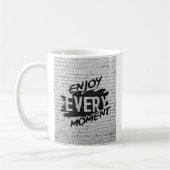 Jeden Moment genießen Kaffeetasse (Links)