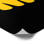 Jeden Moment live Motivation Inspiration Zitat Poster (Ecke)