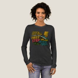 Jeden Morgen Erster Schritt - T-Shirt Tri-Blend Shirt