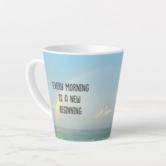 Jeden Morgen Milchtasse (Linke Ecke)